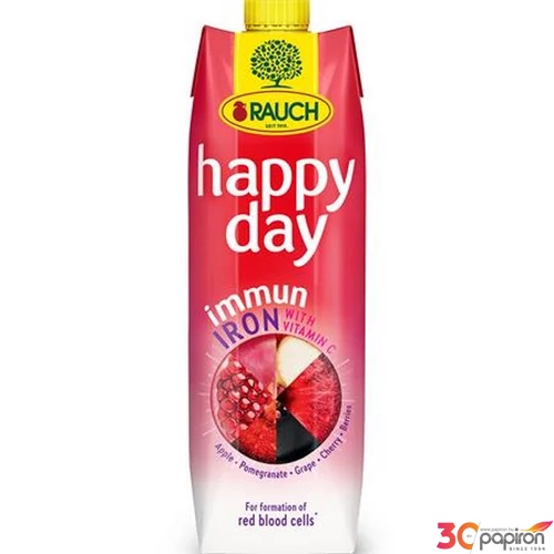 Gyümölcslé 55% 1l RAUCH Happy day Immun Iron