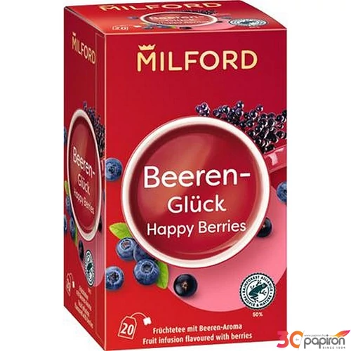 Gyümölcstea 20x2,5 g MILFORD Happy berries bogyós gyümölcs