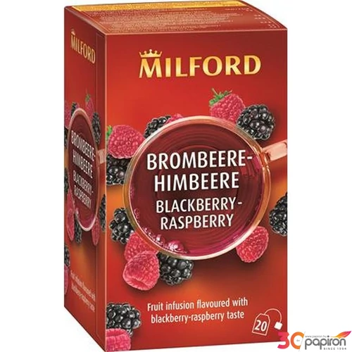 Gyümölcstea 20x2,5 g MILFORD Blackberry-raspberry szeder-málna