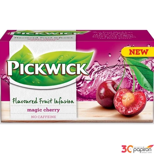 Gyümölcstea, 20x2 g, PICKWICK Fruit Fusion, mágikus meggy KHK250H
