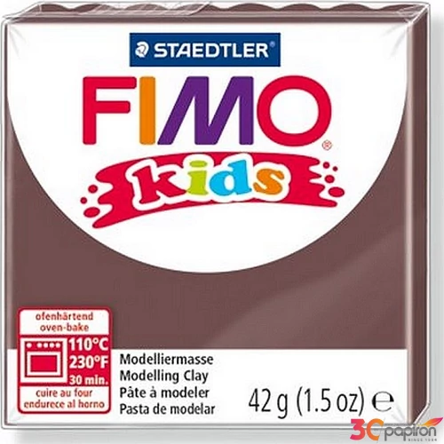 Gyurma 42 g Fimo égethető Kids barna FM80307
