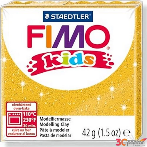Gyurma 42 g Fimo égethető Kids glitteres arany FM8030112