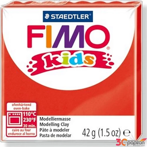 Gyurma 42 g Fimo égethető Kids piros FM80302