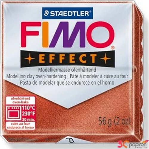 Gyurma 56 g Fimo égethető Effect metál vörösréz FM802027