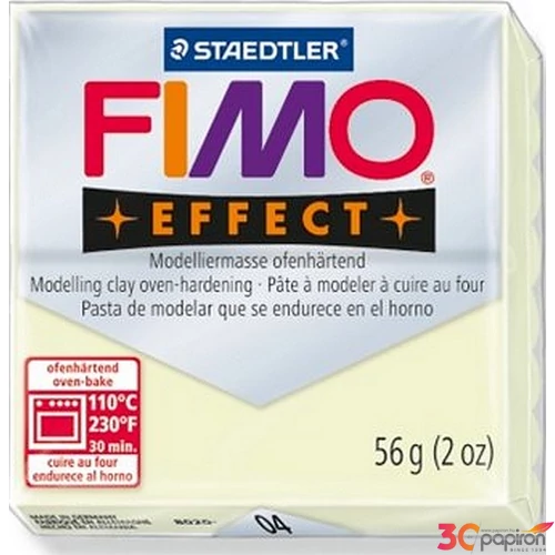 Gyurma 56 g Fimo égethető Effect sötétben világító FM802004