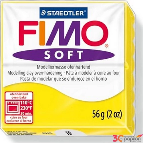 Gyurma 56 g Fimo égethető Soft citromsárga FM802010