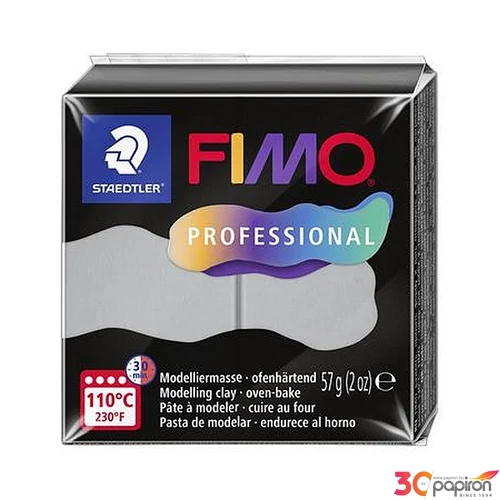 Gyurma 57g Fimo égethető, Professional, delfinszürke