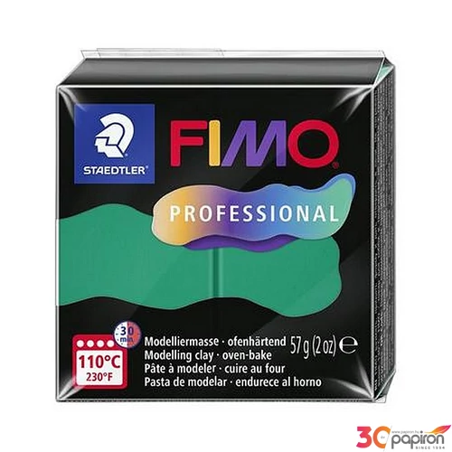 Gyurma 57g Fimo égethető, Professional, zöld