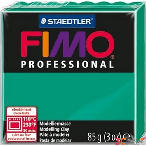 Gyurma 85 g Fimo égethető Professional intenzív zöld FM8004500