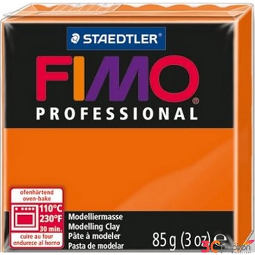 Gyurma 85 g Fimo égethető Professional narancssárga FM80044