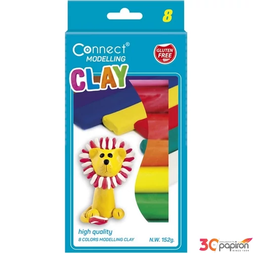 Gyurma Connect színes 152grm. 8 különböző színű 