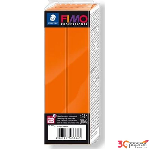 Gyurma égethető Fimo 454g égethető, Fimo narancssárga FM80414