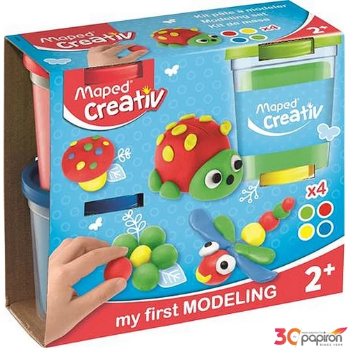 Gyurma készlet Maped Creativ készségfejlesztő készlet 4x120g-os 4db/doboz