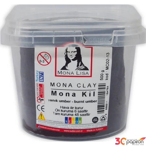 Gyurma Südor 500g Mona Lisa MC02-13 Mona Clay Barna színű