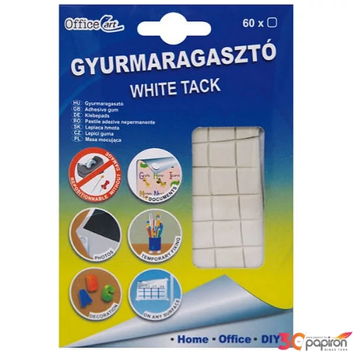 Gyurmaragasztó Office Art 50gr-os (60kocka/csomag )