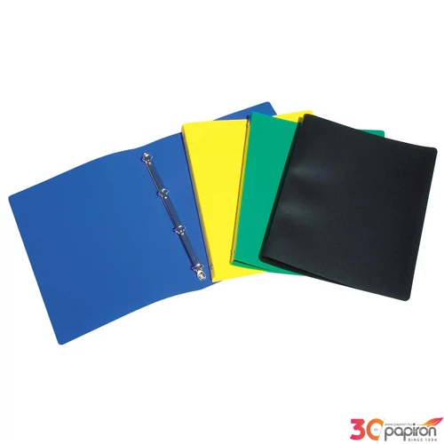 Gyűrűskönyv 4gy VIQUEL Standard 25mm A4 PP kék Iratrendezés VIQUEL 020902-08