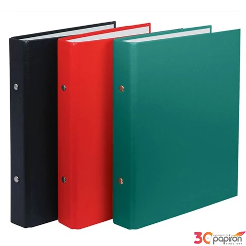 Gyűrűskönyv A5 Donau 2gy 30mm piros PP/karton Iratrendezés DONAU 3718001PL-04