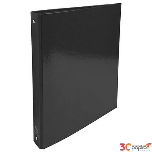 Gyűrűskönyv A4 4 gyűrű, 40 mm, karton, EXACOMPTA Iderama, fekete
