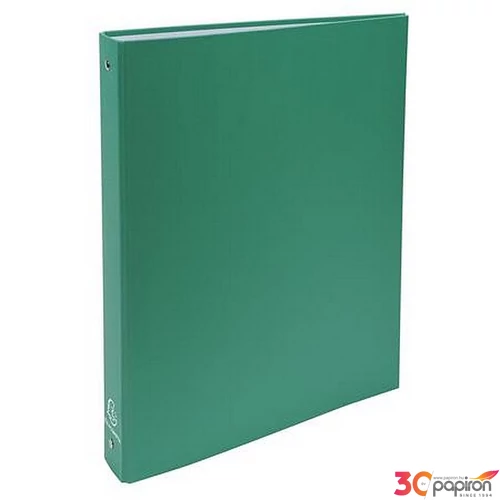 Gyűrűskönyv A4 4 gyűrű, 40 mm, karton, EXACOMPTA, zöld