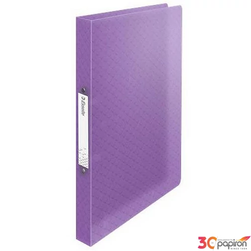 Gyűrűskönyv A4 Esselte 2 gyűrű, 25mm, PP,Colour`Breeze levendula