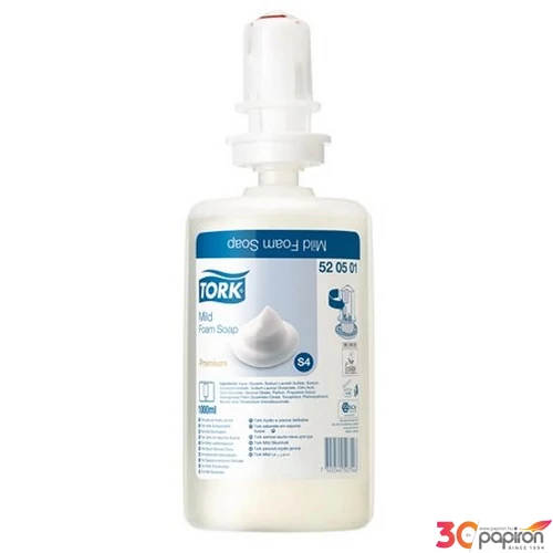 Habszappan Tork 1L Premium fehér kézkímélő,