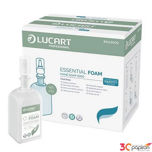 Habszappan utántöltő 1liter LUCART IDENTITY Essential fehér