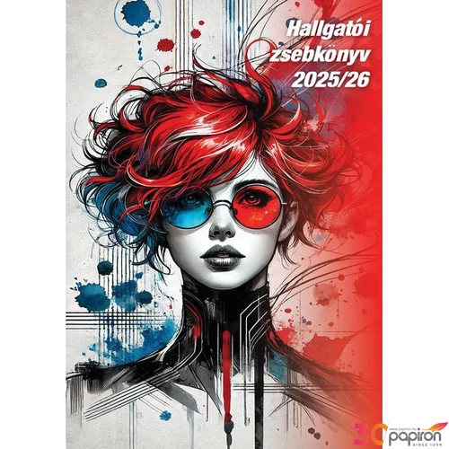 Hallgatói zsebkönyv 2025/26 heti Face Realsystem   kollekció 5319-60
