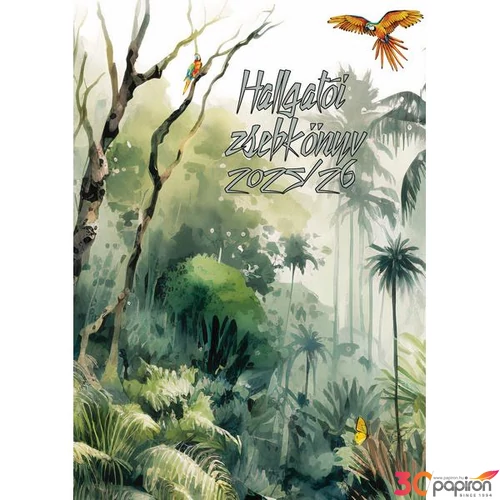 Hallgatói zsebkönyv 2025/26 heti Tropical Realsystem   kollekció 5319-61