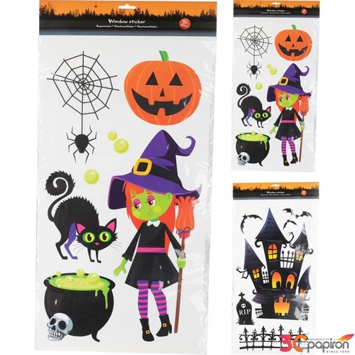 Halloween ablakmatrica '23 4 féle kpm