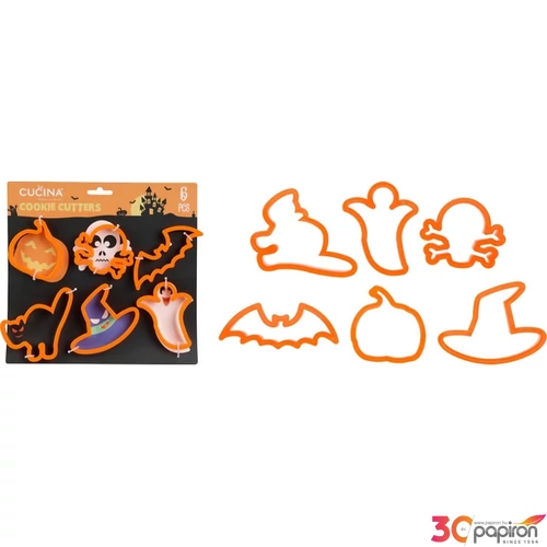 Halloween sütőforma '23 6db/szett kpm