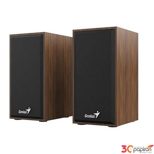 Hangszóró 2.0 6W USB táp fa burkolat GENIUS SP-HF180 barna