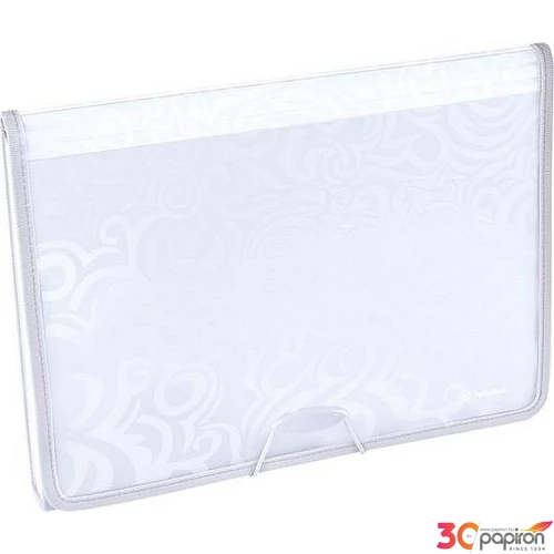Harmonika mappa A4 Panta Plast TaiChi 6rekeszes PP műanyag gumis fehér PANTA PLAST 0410-0077-09
