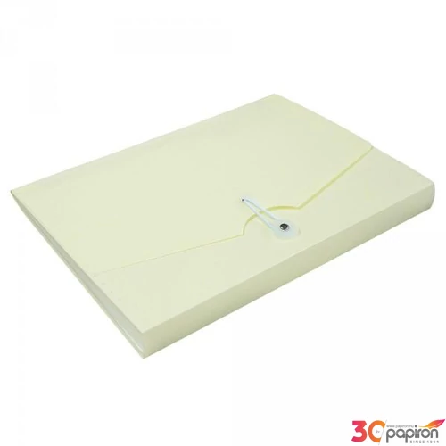Harmónika mappa EMPEN Owen A/4 12 részes PP pasztell sárga B13E.4374.10