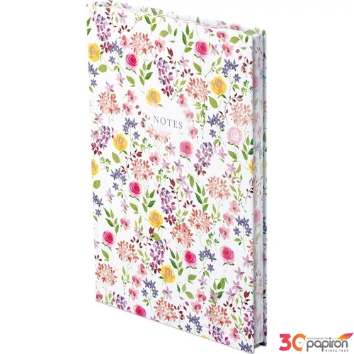 Határidőnapló 2026 N168 B5 Notes Flowers White Toptimer 2026 kollekció!