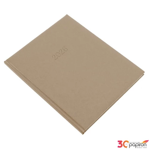 Határidőnapló A4 2026 heti Standard 5211-07 drapp Realsystem 2026 kollekció!