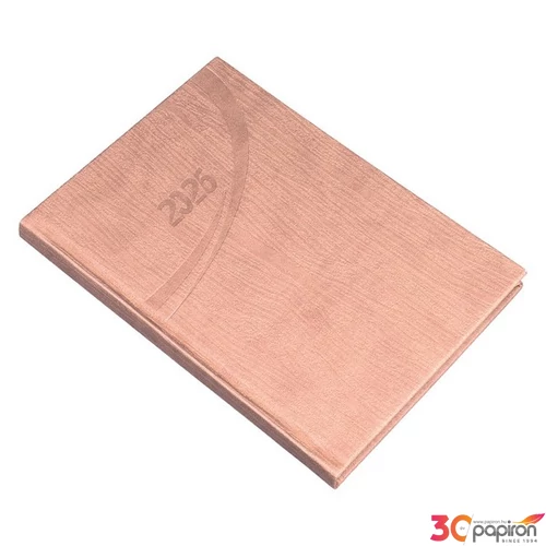 Határidőnapló A/5 2026 heti 5300-07 Fashion drapp Realsystem 2026 kollekció!