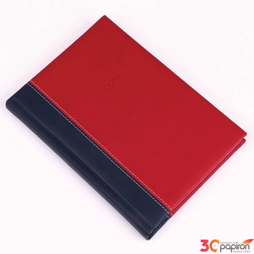 Határidőnapló A5 2026 napi 5321-32 LINETT kék-piros Realsystem 2026 kollekció!