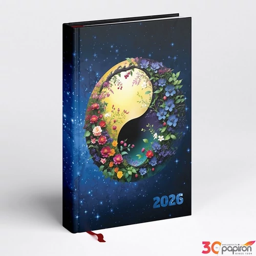 Határidőnapló A/5 2026 napi 5321-61 Picture jinjang Realsystem 2026 kollekció!