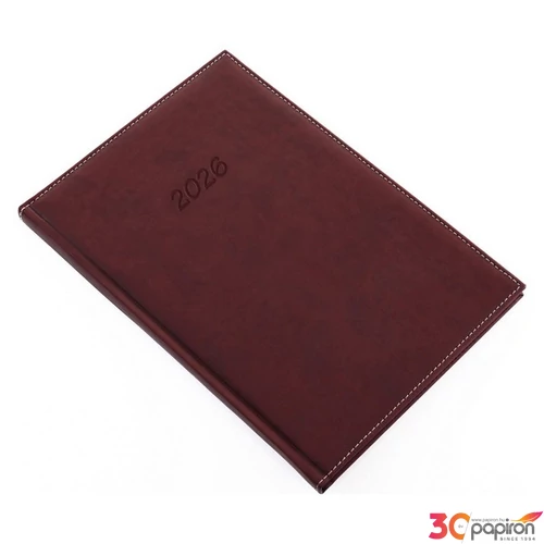 Határidőnapló B/5 2026 heti 5612-16 Bolero barna Realsystem 2026 kollekció!