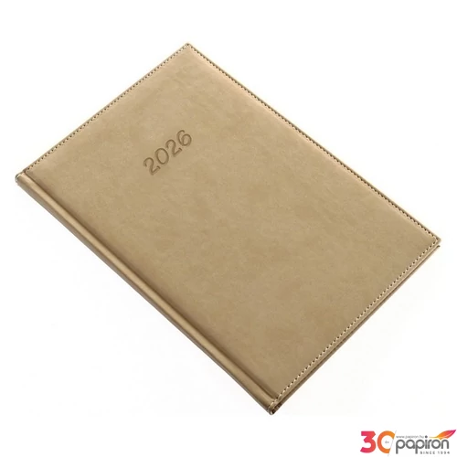 Határidőnapló B/5 2026 heti 5612-46 BOLERO drapp Realsystem 2026 kollekció!