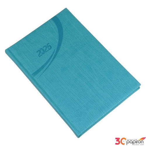 Határidőnapló B/5 2026 heti 5631-05 Fashion türkiz Realsystem 2026 kollekció!