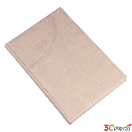 Határidőnapló B/5 2026 heti 5631-07 Fashion drapp Realsystem 2026 kollekció!
