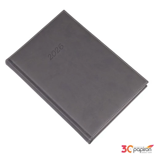 Határidőnapló B/5 2026 napi 5622-43 BOLERO szürke Realsystem 2026 kollekció!
