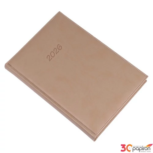 Határidőnapló B/5 2026 napi 5622-46 BOLERO drapp Realsystem 2026 kollekció!