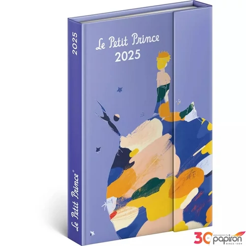 Határidőnapló B/6 2025 Le Petit Prince Monstera 11×16cm mágnesz Realsystem 2025 kollekció!