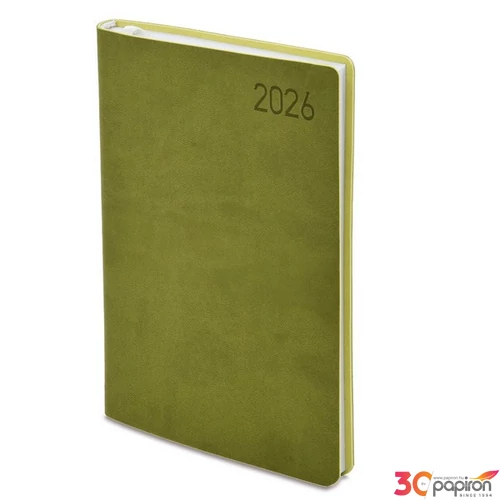 Határidőnapló B6 2026 M012 B6 Heti Zöld-Zöld Toptimer 2026 kollekció!