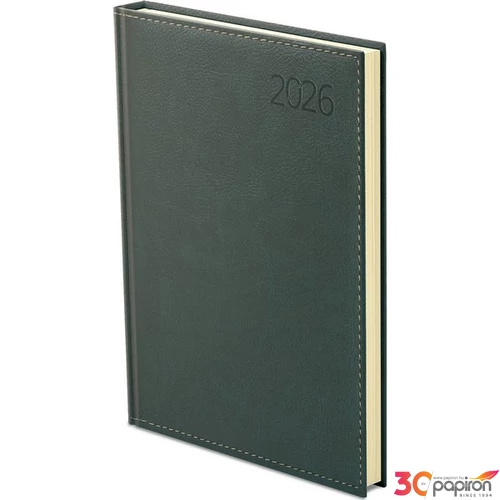 Határidőnapló Grande 2026 B021 A5 Napi Zöld Toptimer 2026 kollekció!