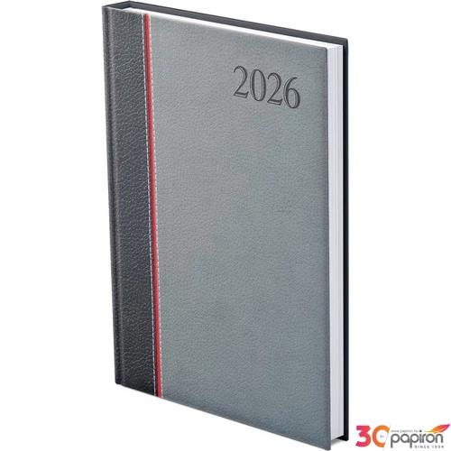 Határidőnapló Groovy 2026 G011 B5 Heti Antr-Piros-Szür Toptimer 2026 kollekció!