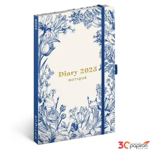 Határidőnapló heti 2025 Porcelain, 13x21 cm Realsystem 2025 kollekció!