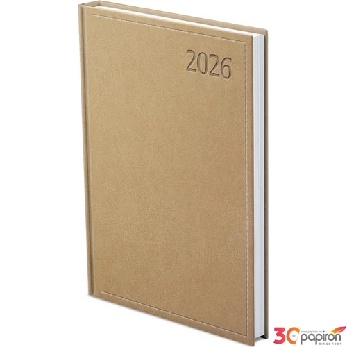 Határidőnapló Traditional 2026 T012 B6 Heti Bézs Toptaimer 2026 kollekció!